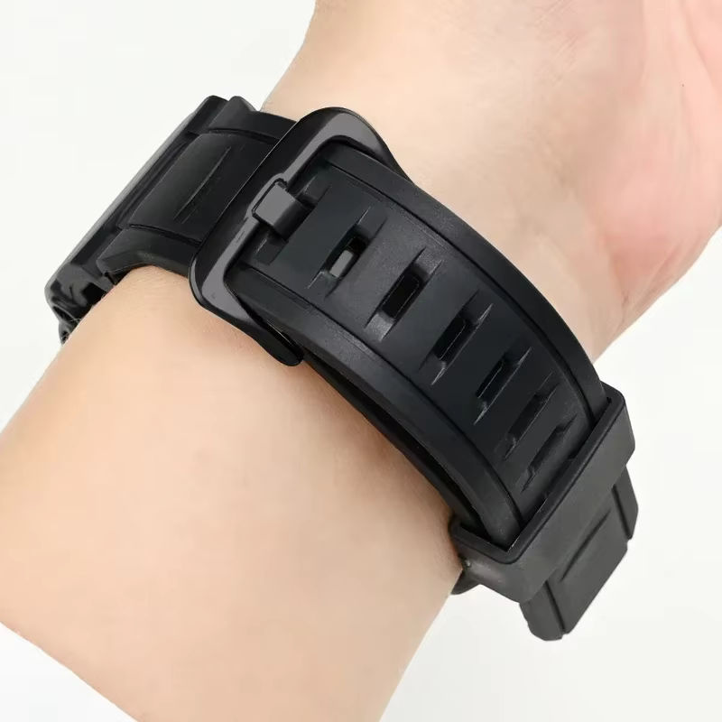 Casio Uhrenarmband Kautschuk, Schwarz, Herren - Bild 2