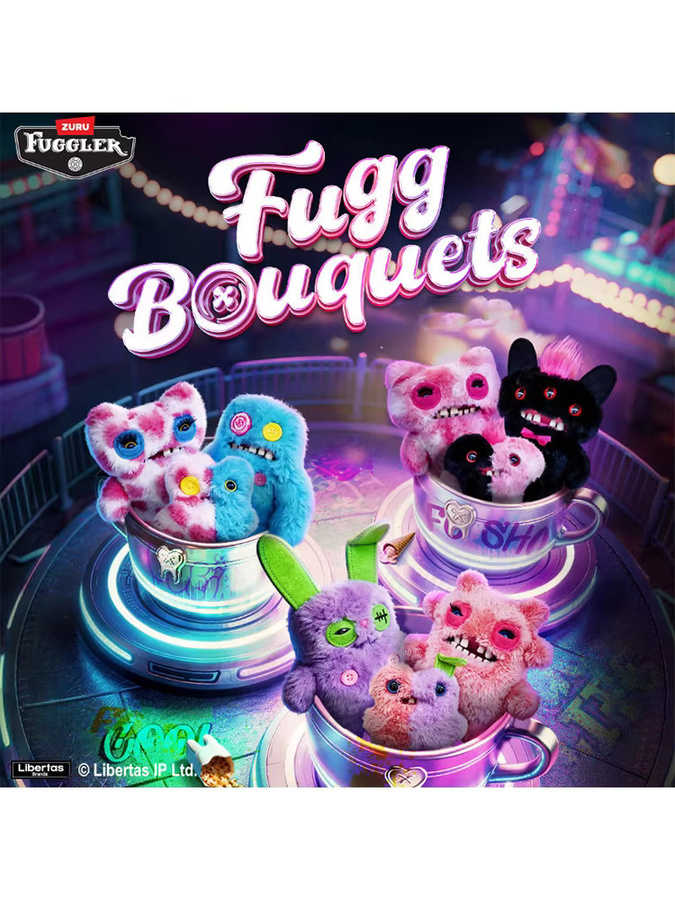 Fuggler Bouquets Fuggler Original Plüsch-Anhänger, Zahnmonster, Stofftier-Puppen - Bild 4