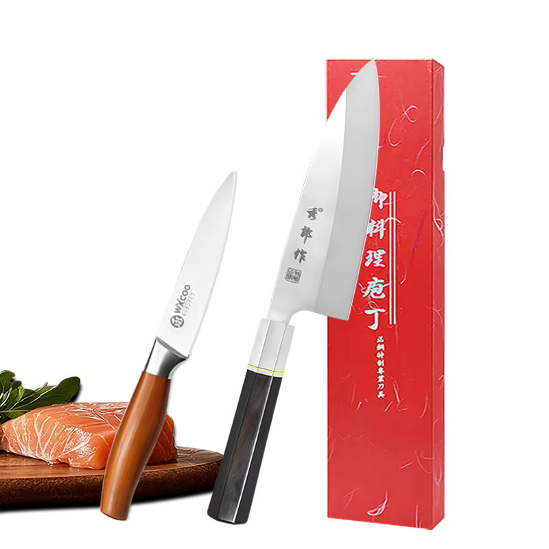 WXCOO Professionelles Japanisches Kochmesser für Sushi, Sashimi und Fisch in Silber - Bild 5