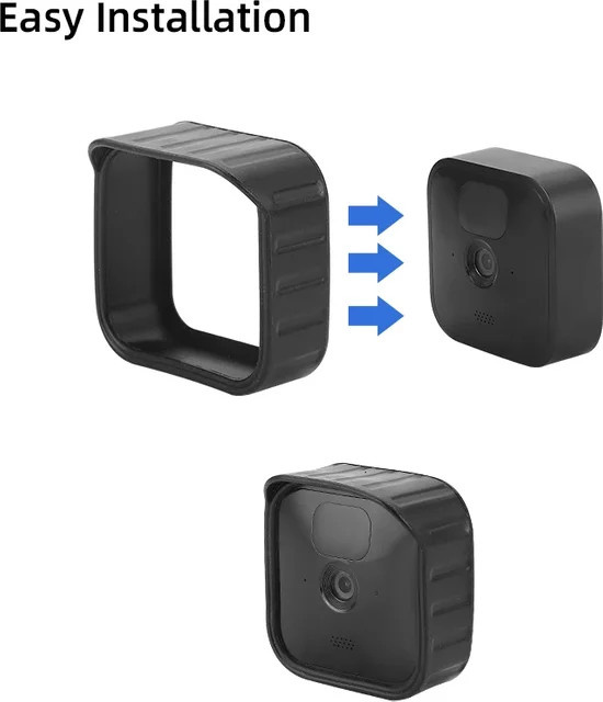Schutzhülle aus Silikon für Blink Outdoor, Indoor und XT2 Kameras in Schwarz - Bild 1