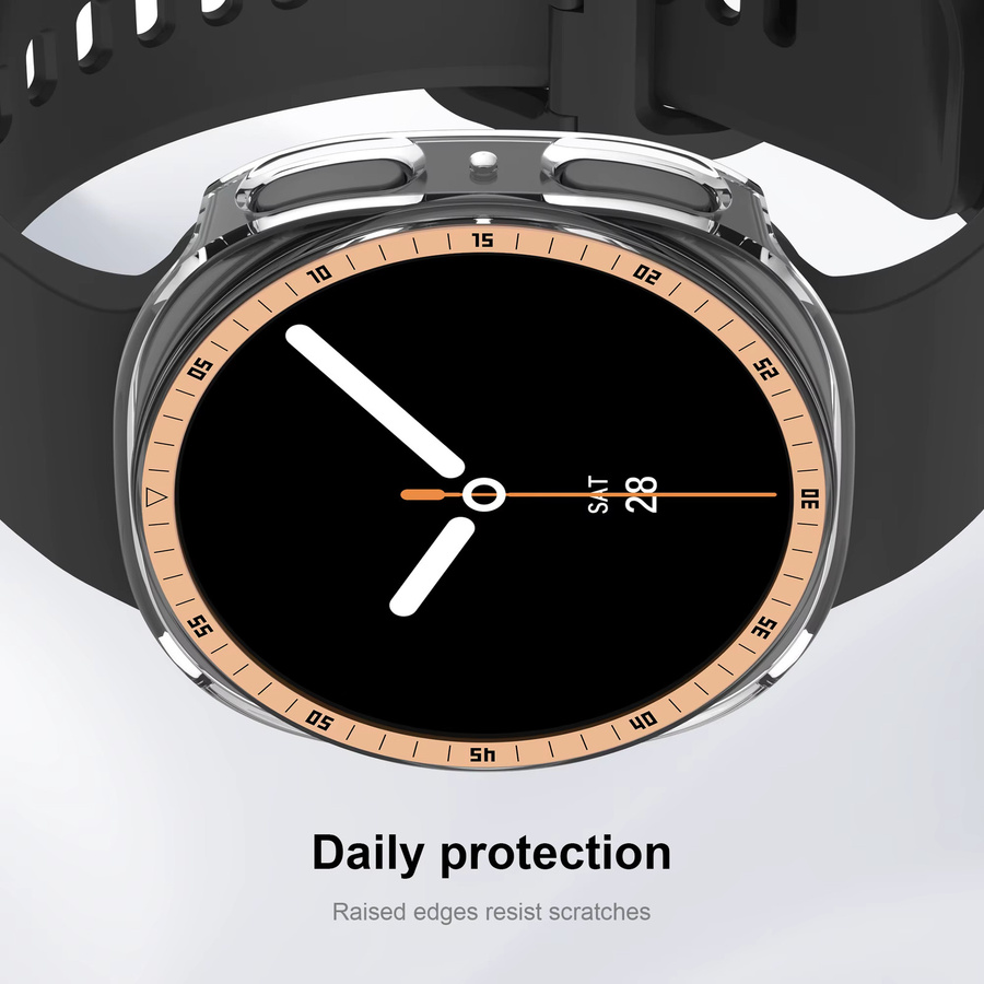 KILPILLS Schutzhülle für Samsung Galaxy Watch 8, PC, Silber - Bild 2