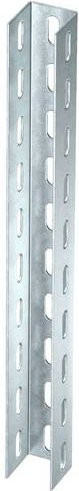 OBO Bettermann U-Stiel 6340964 aus Stahl, transparent/silber - Bild 1