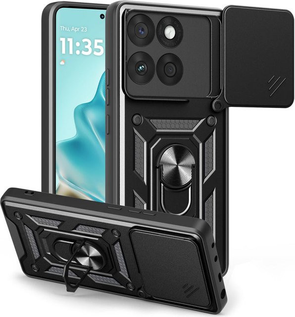 Techsuit CamShield Schutzhülle für Motorola Edge 60 Fusion und Motorola Edge 60 in Schwarz - Bild 1