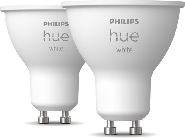 Philips Hue White LED-Leuchtmittel GU10 2er-Set dimmbar - Bild 1