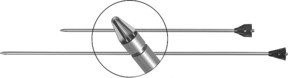 Riegler Verlängerungsrohr mit Star-Tip-Düse, gerade, silber, Länge: 300 mm - Bild 1
