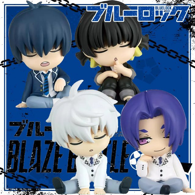 Bandai Blue Lock Anime Figur, 4-teiliges Set, Isagi Yoichi Bachira Meguru - Bild 1