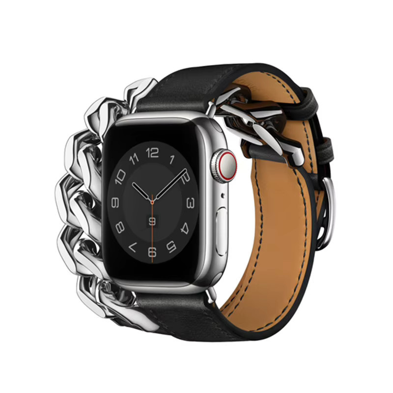 jansin Uhrenarmband Leder, Double Tour, Unisex - Bild 3
