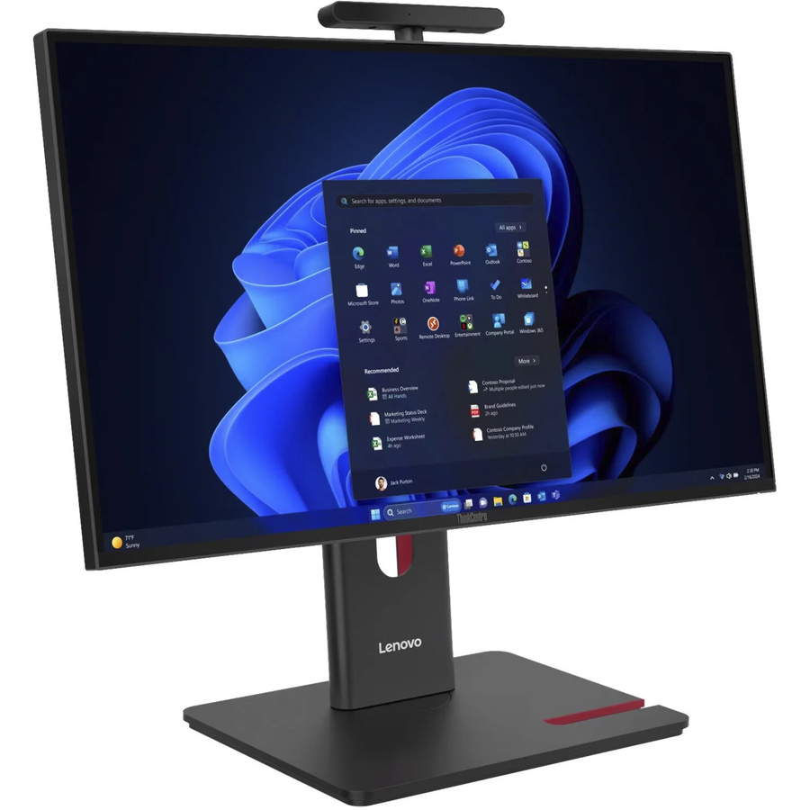 Lenovo ThinkCentre M90a Gen 6 All-in-One PC, Intel Core Ultra 7, 23.8 Zoll Full HD, 16 GB RAM, 512 GB SSD, Schwarz - Bild 2