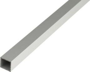GAH Alberts Quadratrohr Aluminium silber eloxiert B/T/H: 20 x 20 x 1000 mm - Bild 1