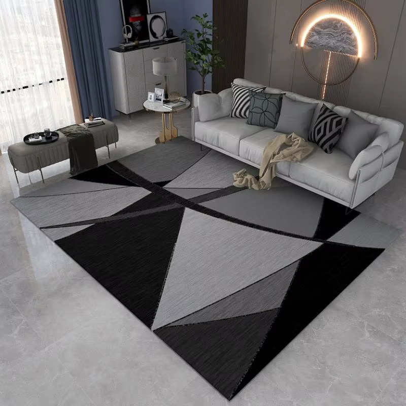 VIKAMA Moderner geometrischer Teppich für Wohnzimmer und Schlafzimmer, Rechteckig, B/T: 120 x 80 cm - Bild 2