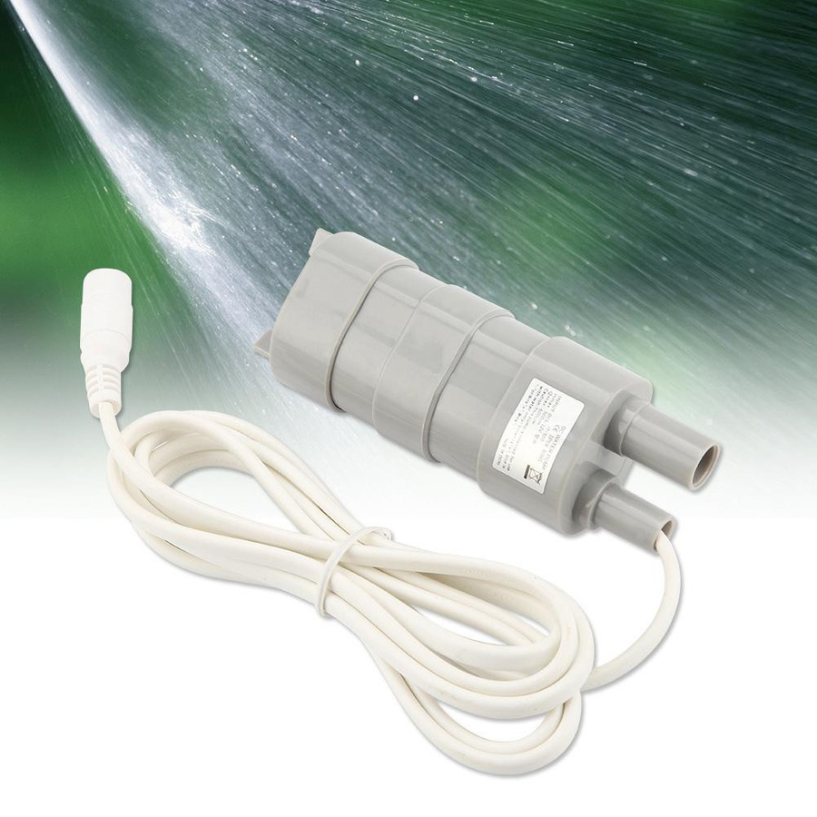 mfySpace DC 12V Tauchpumpe für Tiefbrunnen mit weiblichem Stecker 5,5*2,1 in Weiß - Bild 3