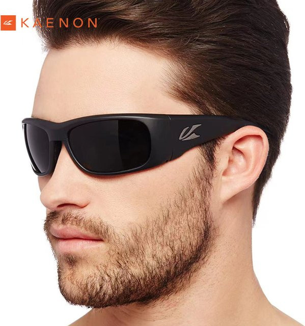 KAENON Klay Sonnenbrille, Vollrand, TR90, polarisiert, schwarz, Herren - Bild 1