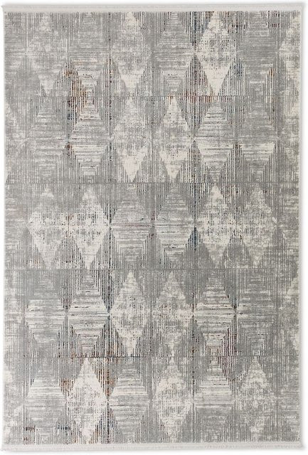 Moderner Teppich TRENTINO von astra in Grau und Multicolour mit abstraktem Design, B/T: 190 x 133 cm - Bild 1