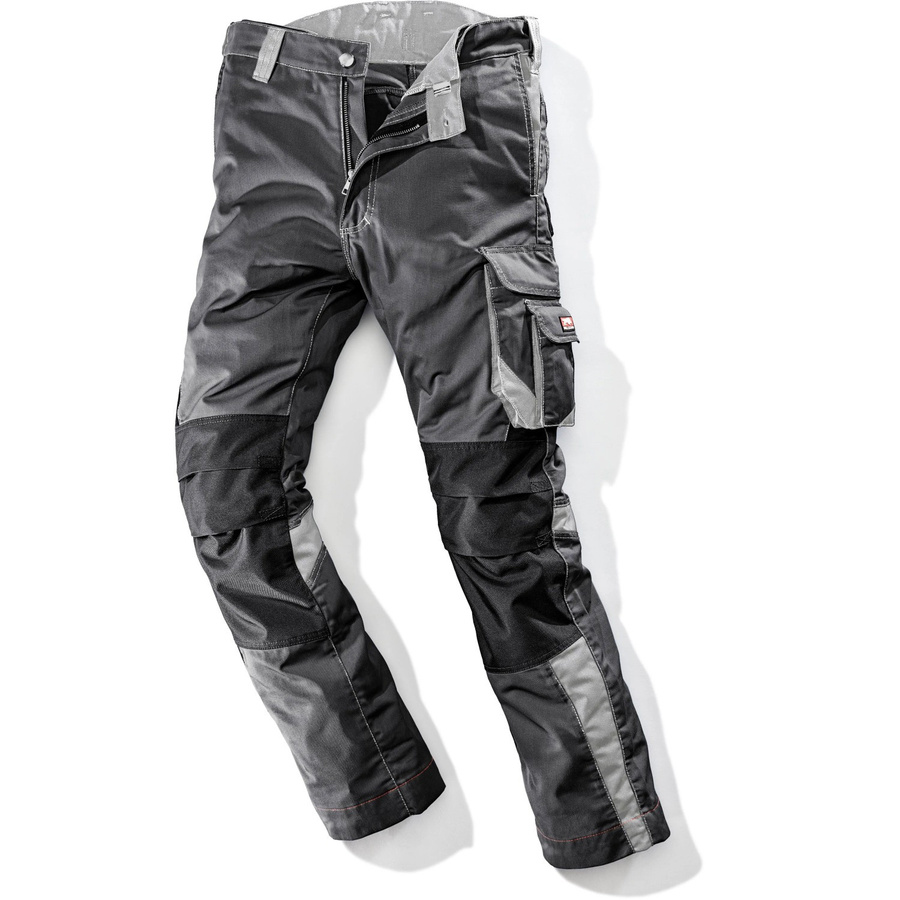BULLSTAR Arbeitshose WORXTAR aus Polyester-Baumwolle in Schwarz/Grau - Bild 3