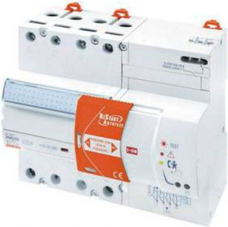 Gewiss GW90948 Fehlerstrom-Schutzschalter RCD 3phasig 4polig 40A 0.3A 400V in Weiß - Bild 1