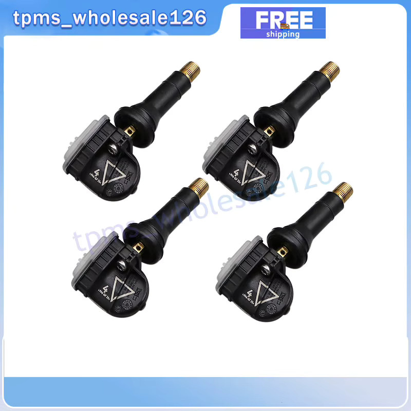 GANGLE TPMS Reifendruckkontrollsystem 4er-Set für Cadillac CT6 SRX Chevrolet Aveo Malibu und Opel Antara Mokka, 433MHz, Schwarz - Bild 2