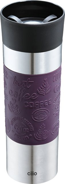 Isolierbecher Cilio VIAGGIO in Silber, Lila und Multicolour, 0,35 l - Bild 1