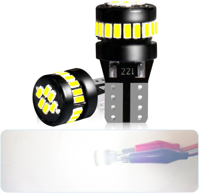 2er-Set Canbus T10 W5W LED Lampen mit 24 Chips für ultra helle 360 Grad Beleuchtung im Auto für Blinker von p2max - Bild 1