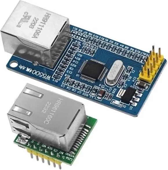 USR-ES1 W5500 SPI zu LAN Ethernet Netzwerk Modul Konverter TCP IP in Blau für Arduino und STM32 - Bild 1