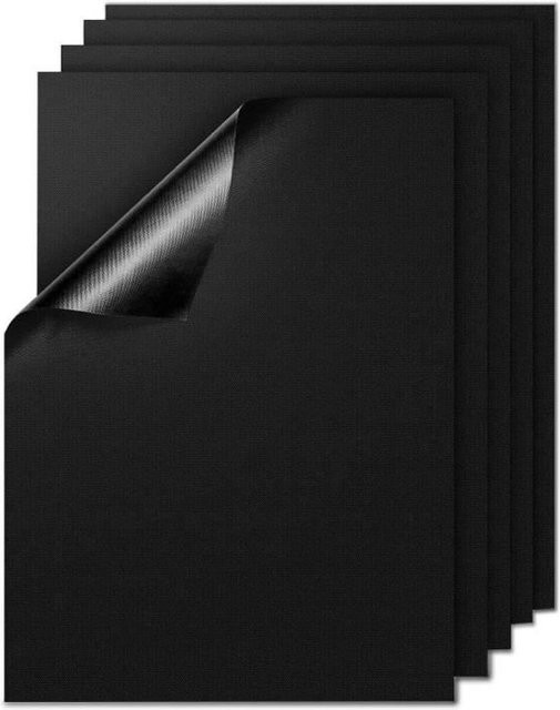 mixigoo Backmatten 5er Set aus Silikon, antihaftbeschichtet, schwarz, B: 40 cm, T: 33 cm - Bild 1