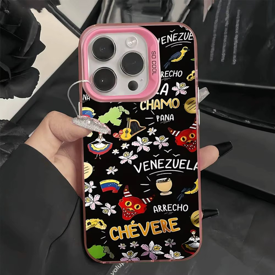Mesuca Ästhetische Kunst Handyhülle V-Venezuela für iPhone Modelle in Multicolour - Bild 5
