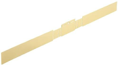 Weidmüller Erdungsplatte KLIPPON COPL 082306 1390950000 aus Messing, B: 33,5 mm, L: 258 mm - Bild 1