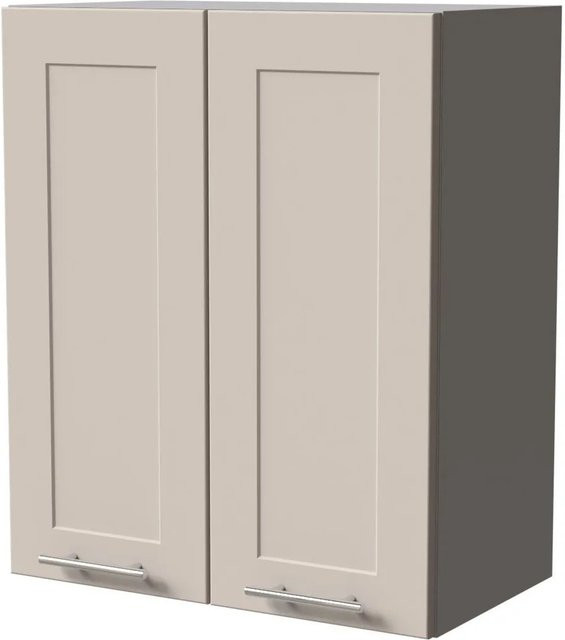 Feldmann-Wohnen Hängeschrank Oslo Küchenschrank in Kaschmir Grau Matt mit Soft-Close-Türen, B/T/H: 60 x 32,5 x 72 cm - Bild 1