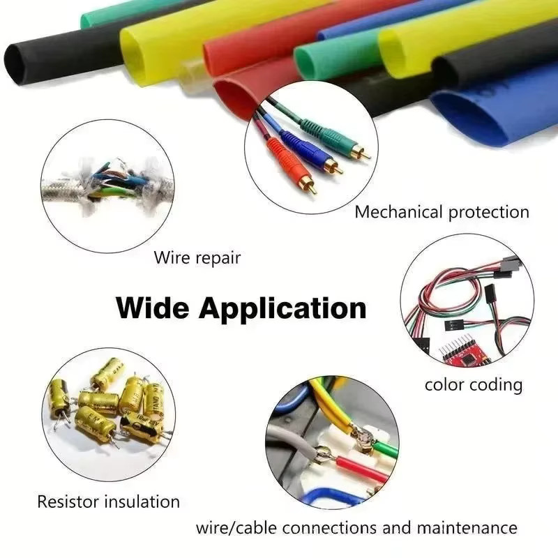 Schrumpfschlauch-Set mit Doppelwand-Schlauch und Klebebeschichtung in Multicolor, Durchmesser: 1,0 mm, 1,5 mm, 2,0 mm, 2,5 mm, 3,0 mm, 4,0 mm, 5,0 mm, 6,0 mm - Bild 5