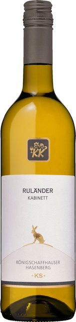 Winzergenossenschaft Königschaffhausen, Hasenberg KS, Pinot Blanc, Kabinett, feinherb, 2023, Weißwein, 0,75 l - Bild 1