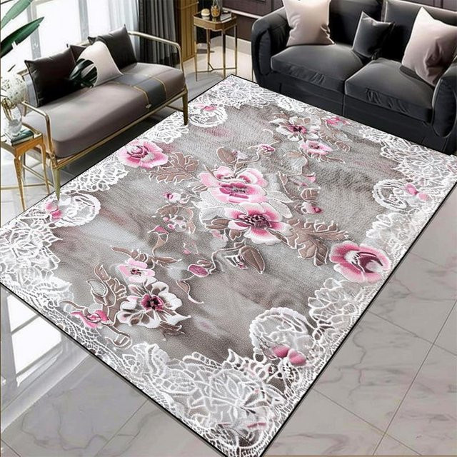 Karpetti Teppich im europäischen Stil mit Blumenmuster, mehrfarbig, B/T: 300 x 200 cm - Bild 1