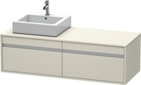 Duravit Waschtischunterschrank Ketho in Tau, Wandmontage, B/H/T: 140 x 42,6 x 55 cm - Bild 1