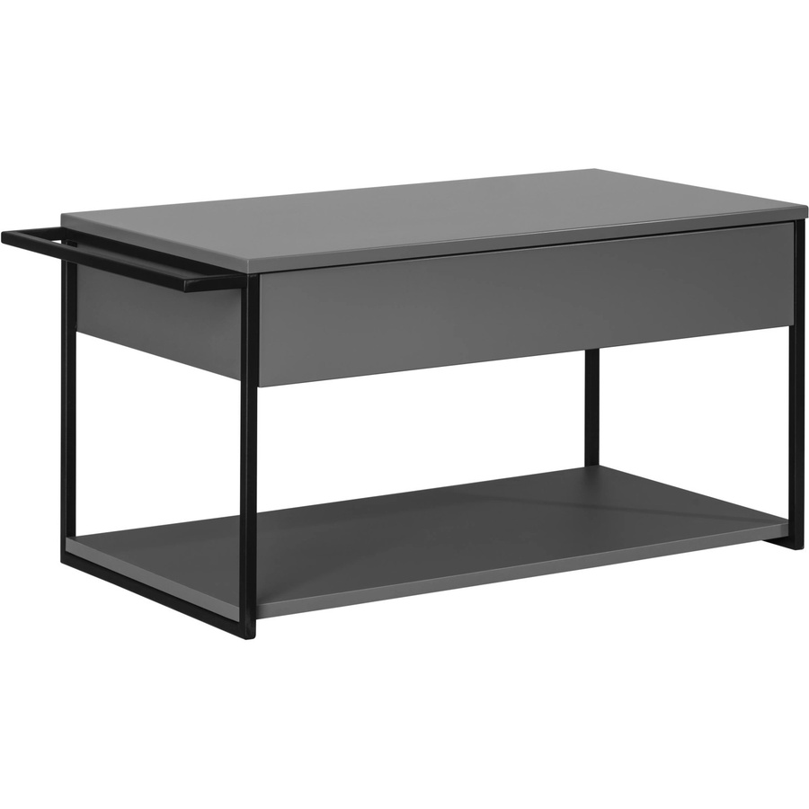 Waschtischunterschrank Fackelmann New York Grau mit 1 Schublade, B/T/H: 88,5 x 43,0 x 47,5 cm - Bild 2