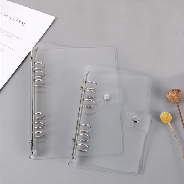 Haile Transparenter PVC-Binder-Clip für A6 6-Ring-Ordner und Planer - Bild 1