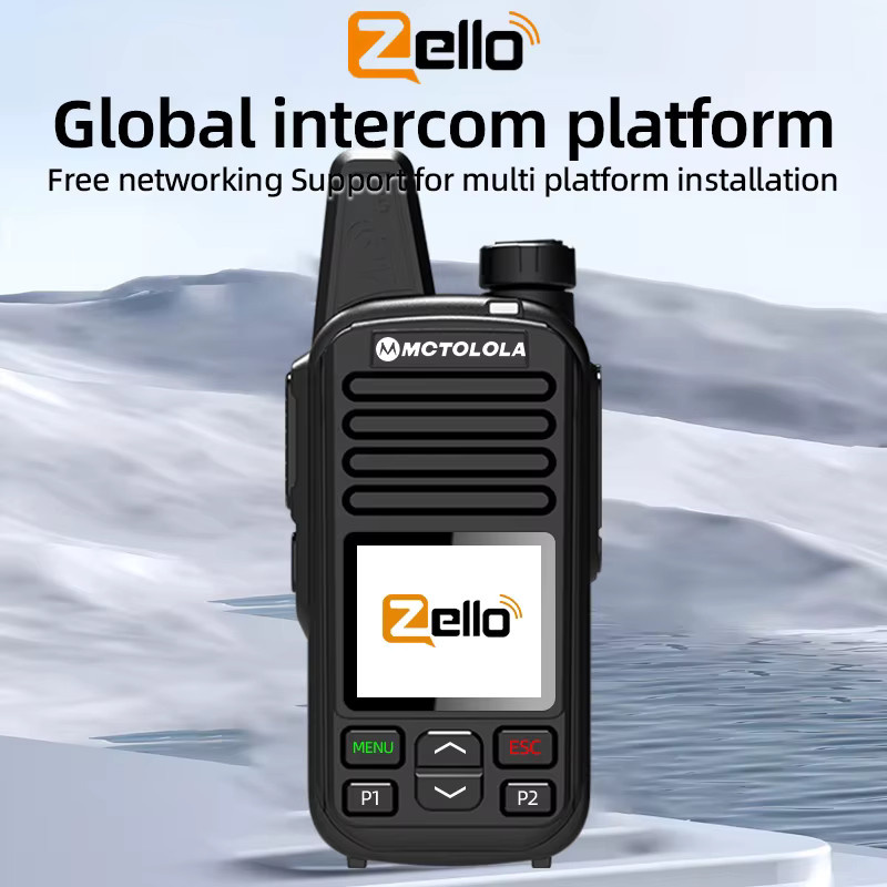 Motorola 4G LTE Android Zello Walkie-Talkie mit WLAN und Bluetooth in Schwarz - Bild 4