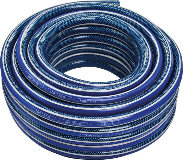LUX-TOOLS Gartenschlauch Blau, Durchmesser: 19 mm (3/4 Zoll), Länge: 25 m - Bild 1