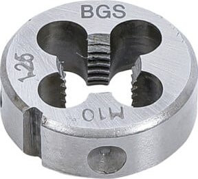 BGS Gewindeschneideisen M10 x 1,25 in Silber - Bild 1