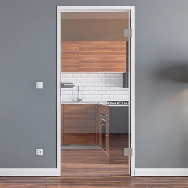 Levidor Glastür Office/Studio in Transparent, DIN-Rechts, B: 70,9 cm, H: 209,7 cm - Bild 1