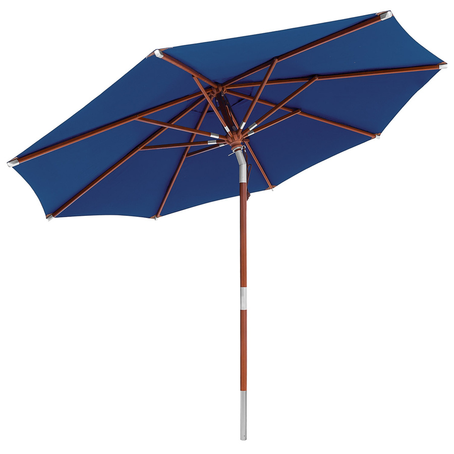 anndora Sonnenschirm rund, Navy Blau, Durchmesser: 300 cm, mit UV-Schutz UPF 50+ - Bild 1