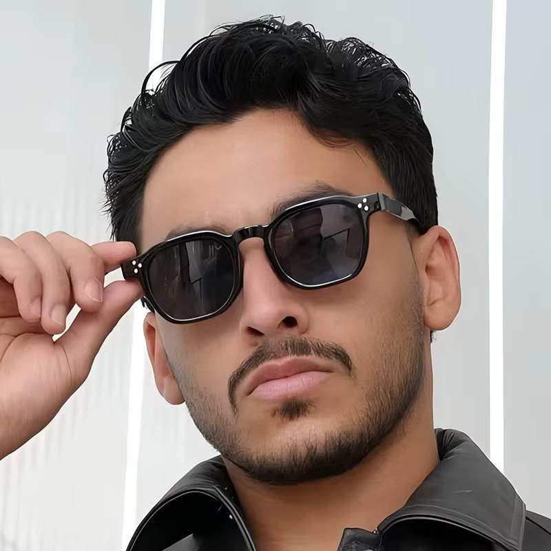 Samjune Sonnenbrille, Vollrand, Kunststoff, Schwarz, Unisex - Bild 3