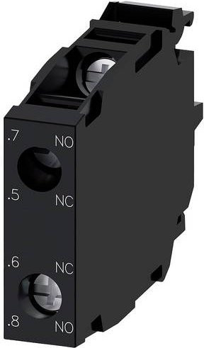 Siemens Kontaktmodul 3SU1400-1AA10-1GA0 aus Kunststoff in Schwarz - Bild 1