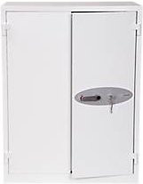 Phoenix Feuerschutztresor FS 1512 K mit Schlüsselschloss in Weiß, B/T/H: 52,0 x 42,5 x 30,0 cm - Bild 1