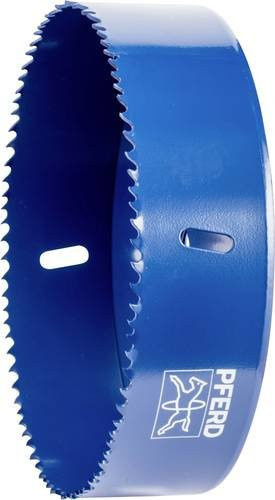 PFERD Bi-Metall Lochsäge Co8 M42 in Blau für Stahl, Edelstahl, Blech und Holz mit einem Durchmesser von 210 mm und einer Schnitttiefe von 31 mm - Bild 1