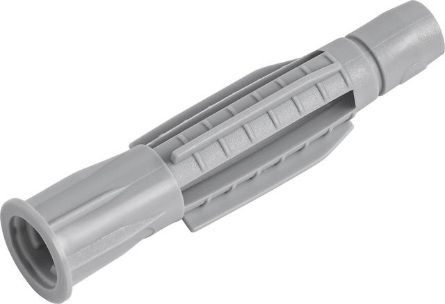 LUX-TOOLS Allzweckkragendübel aus Nylon in Grau, Durchmesser: 8 mm, Länge: 47 mm, 100 Stück - Bild 1