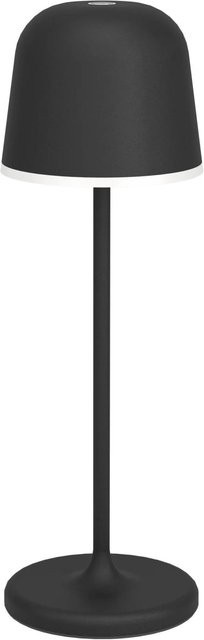 Eglo LED-Tischleuchte Mannera Schwarz dimmbar mit Touch-Funktion und Akku Höhe: 34 cm, Breite: 11 cm - Bild 1
