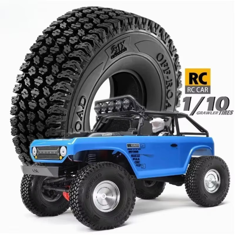 TIMEA RC Crawler-Reifen, 4-teiliges Set, Gummi, Schwarz - Bild 4