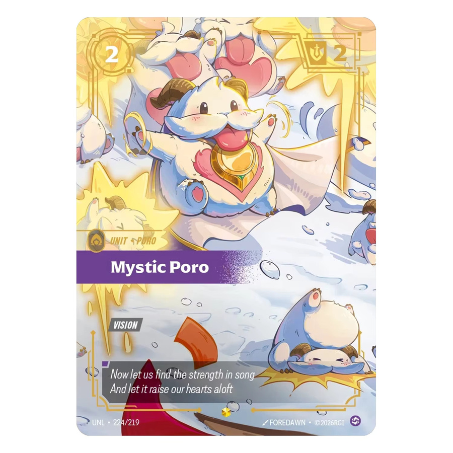 Bandai League of Legends 2026 Poro Set Riftbound, Sammelkarten, Englisch - Bild 3