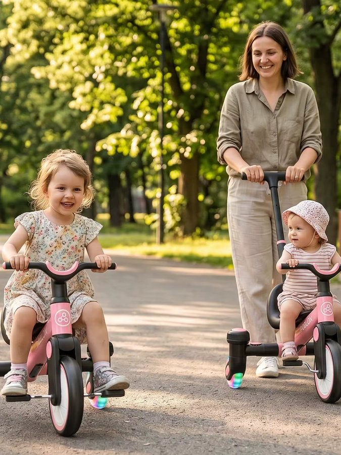 HGTUGO 3-in-1 Kleinkind-Dreirad, Drift-Trike, mit Licht, ab 1,5 Jahre - Bild 9