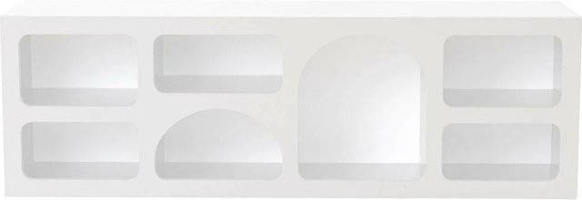 Vente-unique TV-Board Luela Modern Weiß B/T/H: 160 x 40 x 51 cm - Bild 1