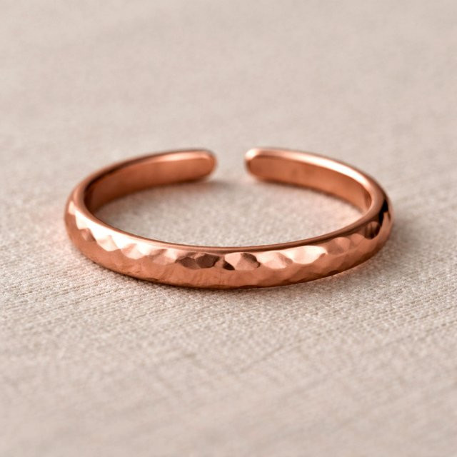 RoyalGemsJewels Ring, Kupfer, verstellbar, Unisex - Bild 1