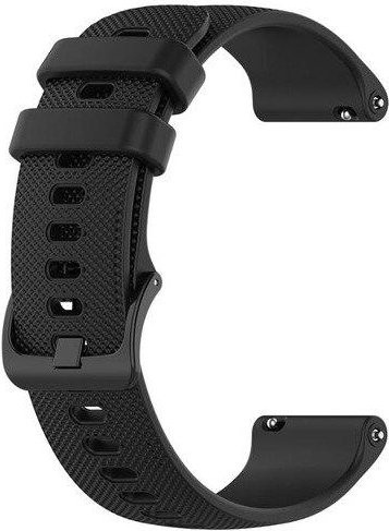Uhrenarmband Silikon, schwarz, Unisex - Bild 1